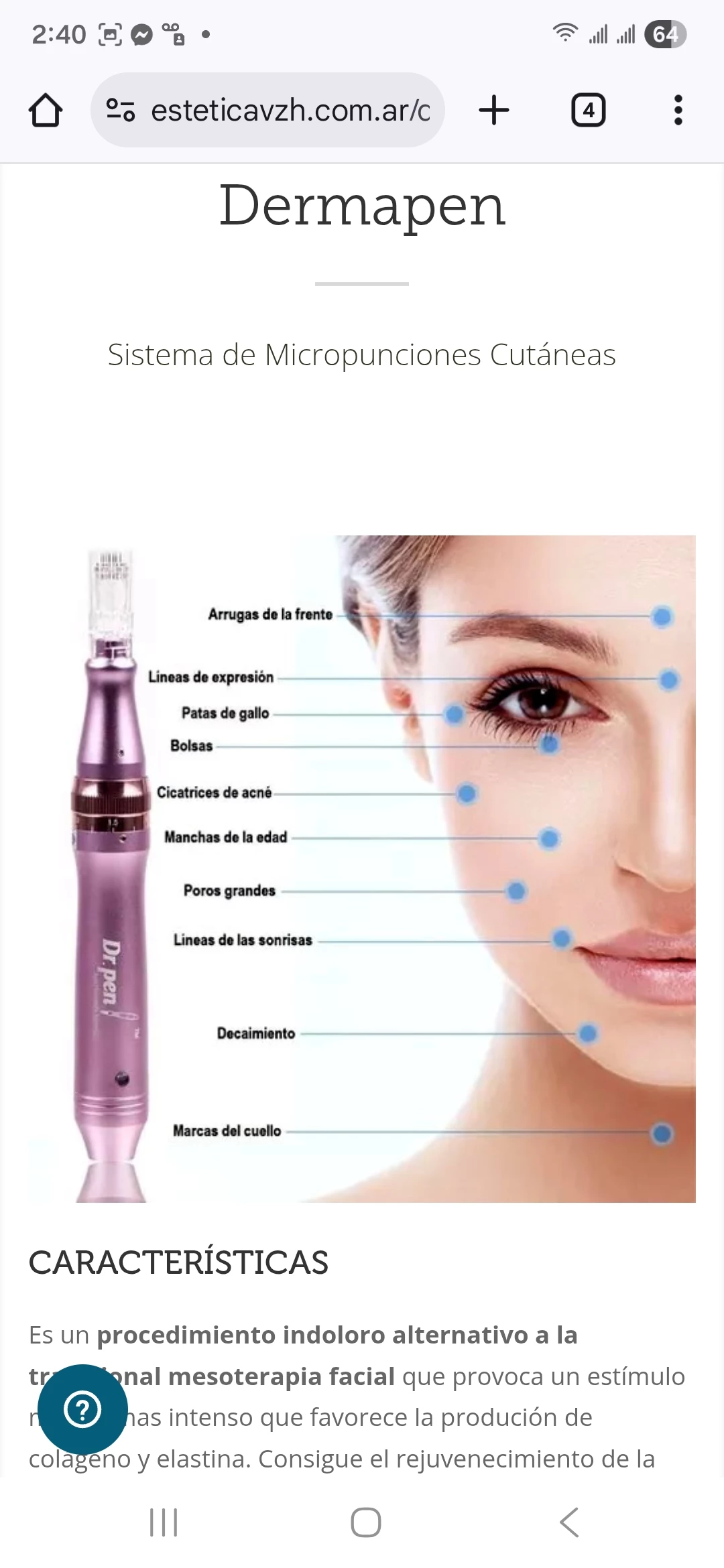 Dermapen anti-aging 