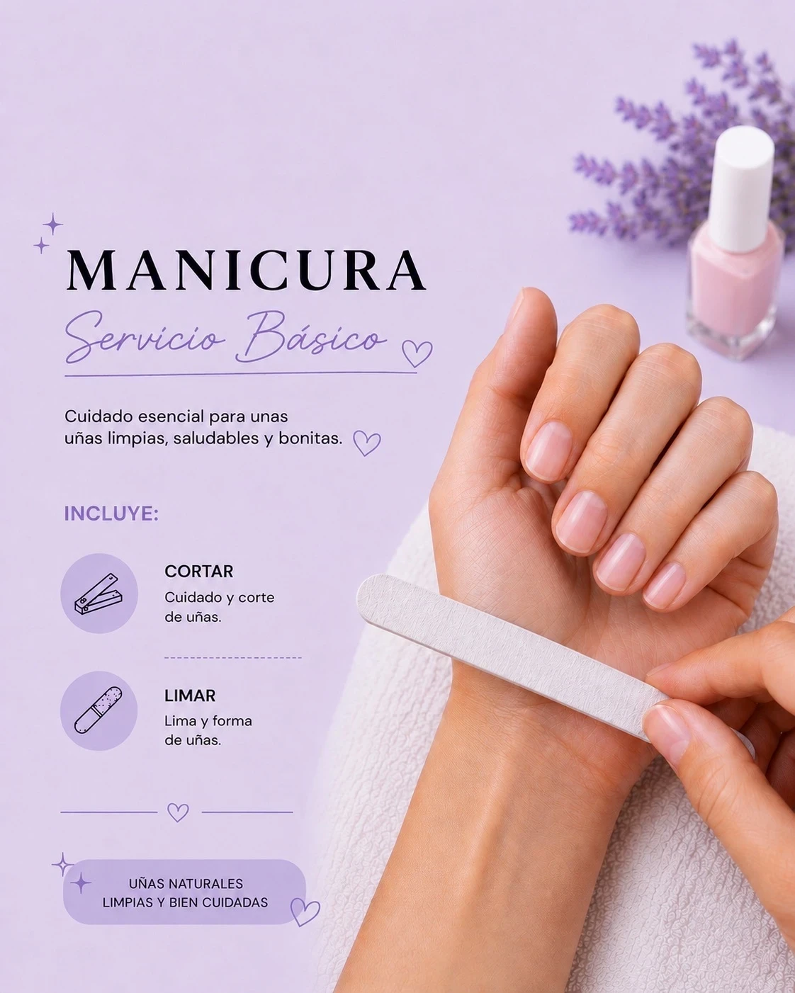 Manicura Cortar y Limar