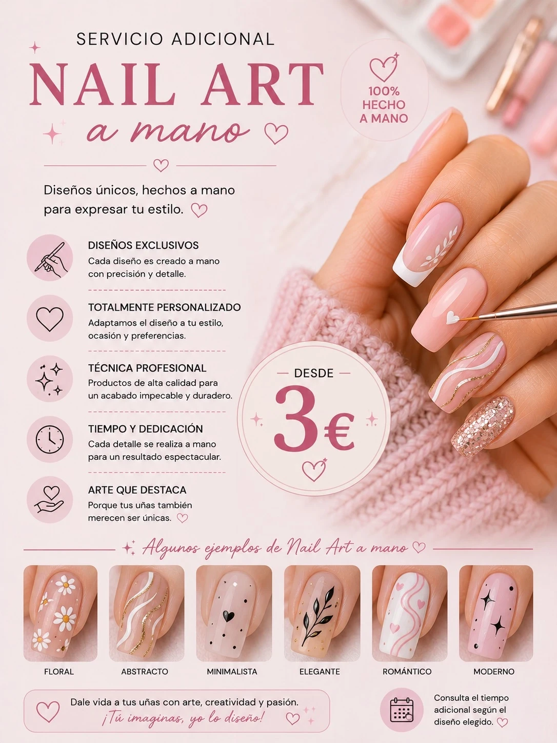 Nail Art a Mano (desde 3€)